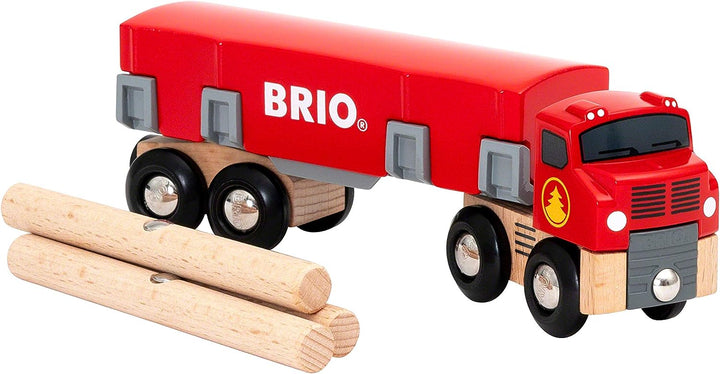 BRIO World Lumber Truck Toy Vehicle for Kids Age 3 Years Up