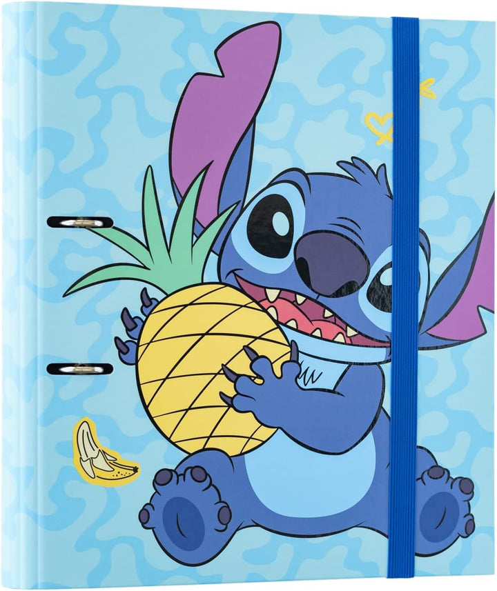 Disney Stitch Tropical 2 Ring Binder | Premium A4 Folders Ring Binder