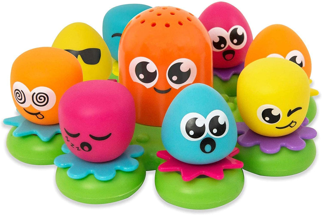 TOMY Toomies Octopals Number Sorting Baby Bath Toy | Educational Water Toys For Toddlers | Suitable For 1, 2 & 3 Years Old Boys & Girls