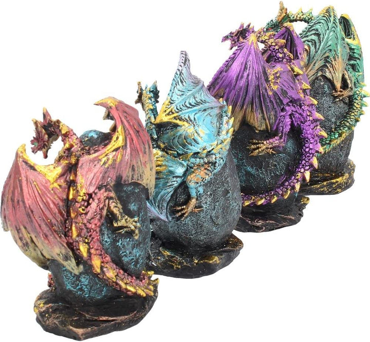 Nemesis Now Geode Keepers Figurine 12cm, (Set of 4)