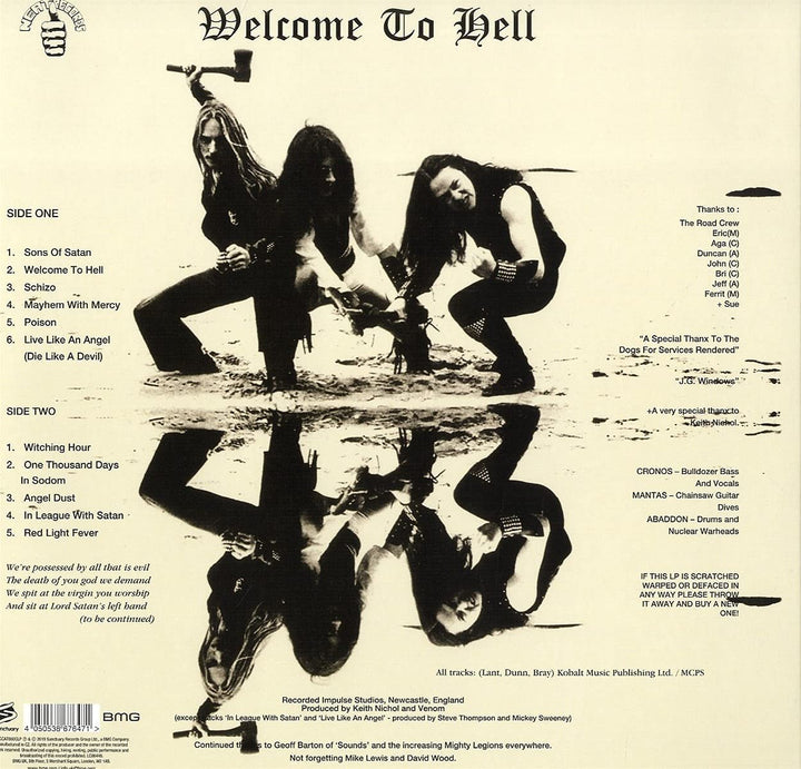 Venom - Welcome To Hell (Gold & Black [Vinyl]