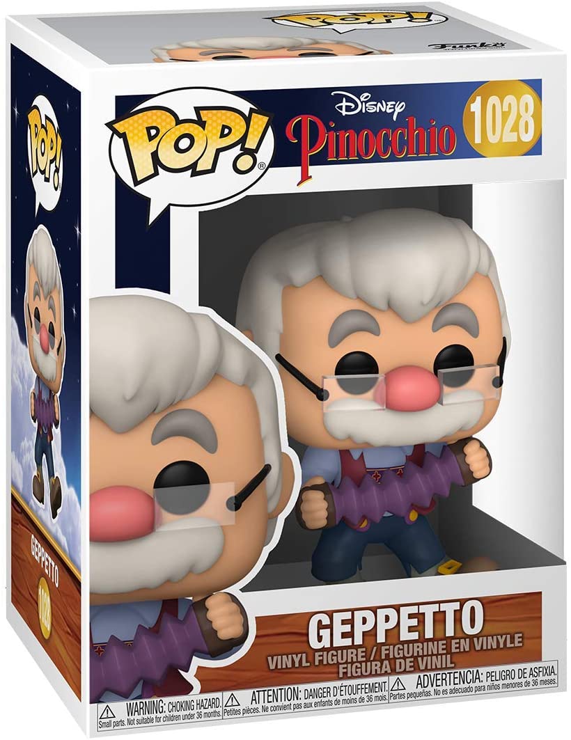 Disney Pinocho Geppetto Funko 51536 Pop! Vinilo n. ° 1028