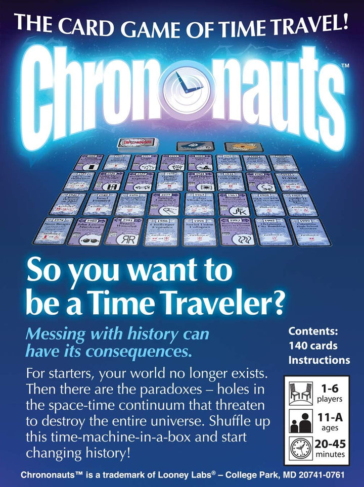 Chrononauts Card Game