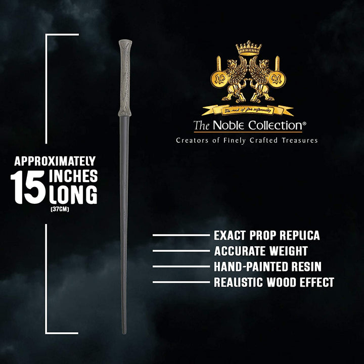 The Noble Collection Bellatrix Lestrange Wand In A Standard Windowed Box 15in (37cm)