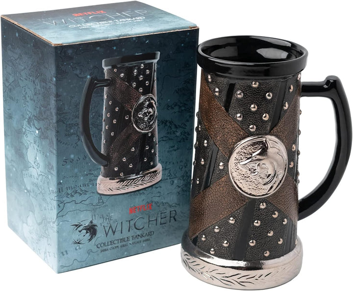 Grupo Erik Official The Witcher Tankard - 750 ml / 25 Oz / 1.5 Pint Capacity