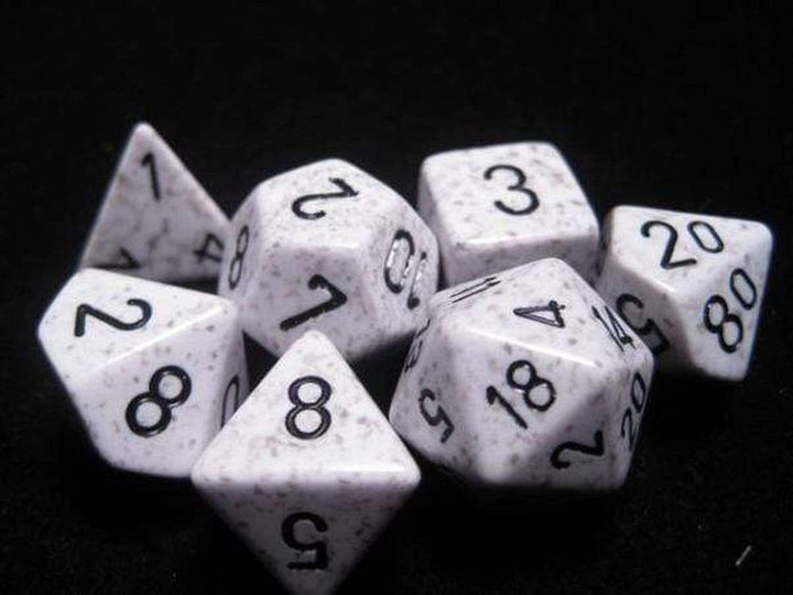 Chessex 25320 Dice-Speckled: 7Pc Granite Set, Multicolor