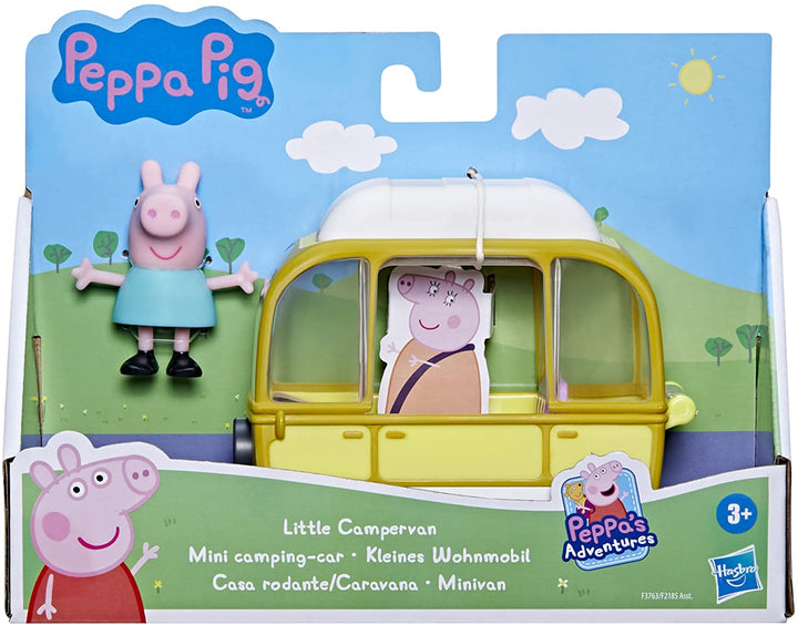 Peppa Pig Peppa's Adventures Little Campervan, with 7.5cm Peppa Pig Figure, Insp