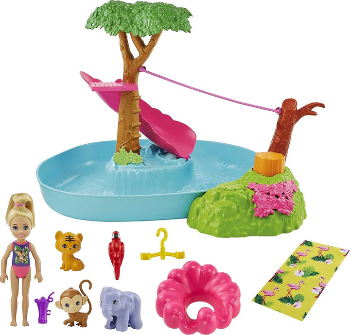 Barbie GTM85 DHA SP-Chelsea Jungle River Playset