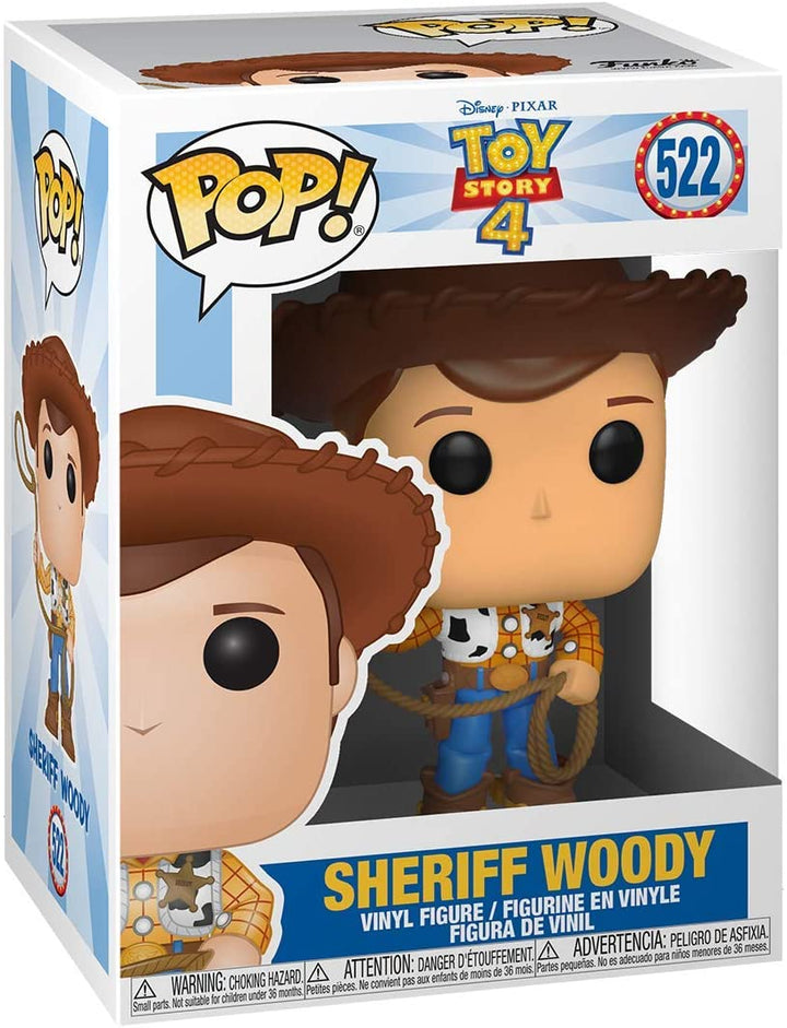 Disney Pixer Toy Story 4 Sheriff Woody Funko 37383 Pop! Vinilo n. ° 522