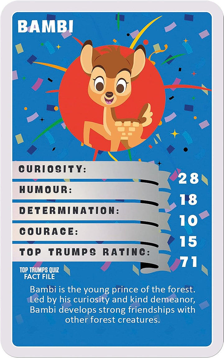 Disney 100 Top Trumps Card Game