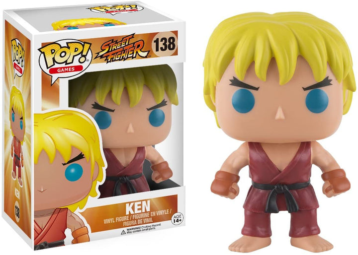 Street Fighter Ken Funko 11655 Pop! Vinyl #138