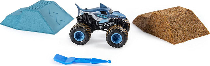 Toysmith Monster Jam Dirt Starter Set, Featuring 8oz of Monster Dirt and Officia