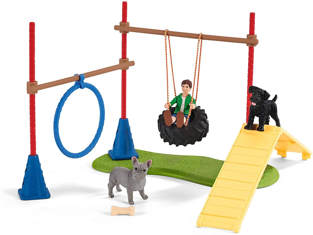 Schleich 42536 Farm World Puppy Agility Training