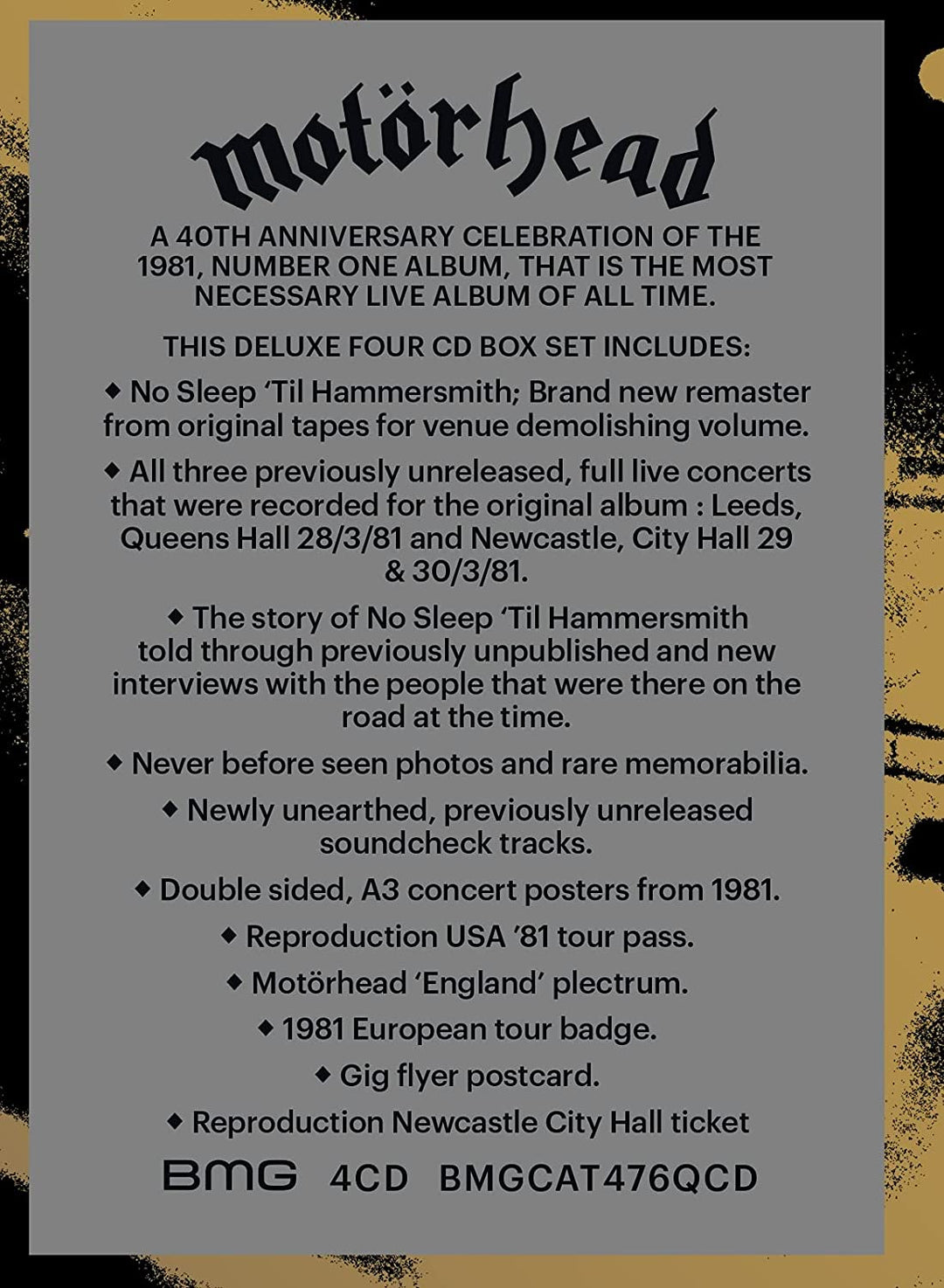 No Sleep 'Til Hammersmith (40th Anniversary [Audio CD]