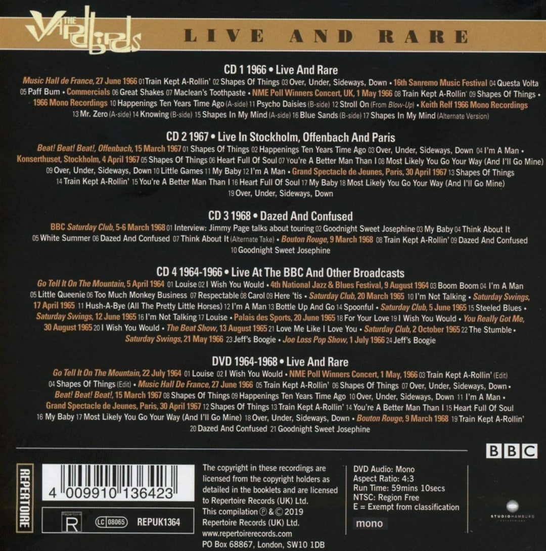 The Yardbirds - Yardbirds: Live & Rare [Audio CD]