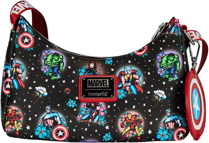 Loungefly Marvel Avengers Tattoo Shoulder Bag Marvel - Avengers One Size, Marvel