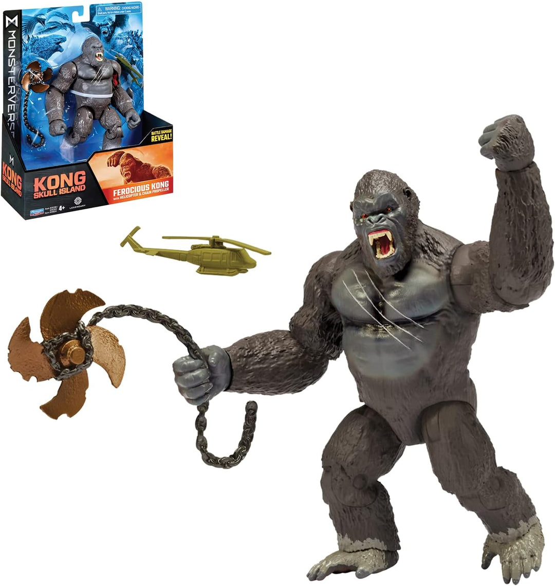 MonsterVerse Kong Skull Island 6 Inch Movie Collectable Ferocious Kong Highly Detailed and Articulated Action Figure