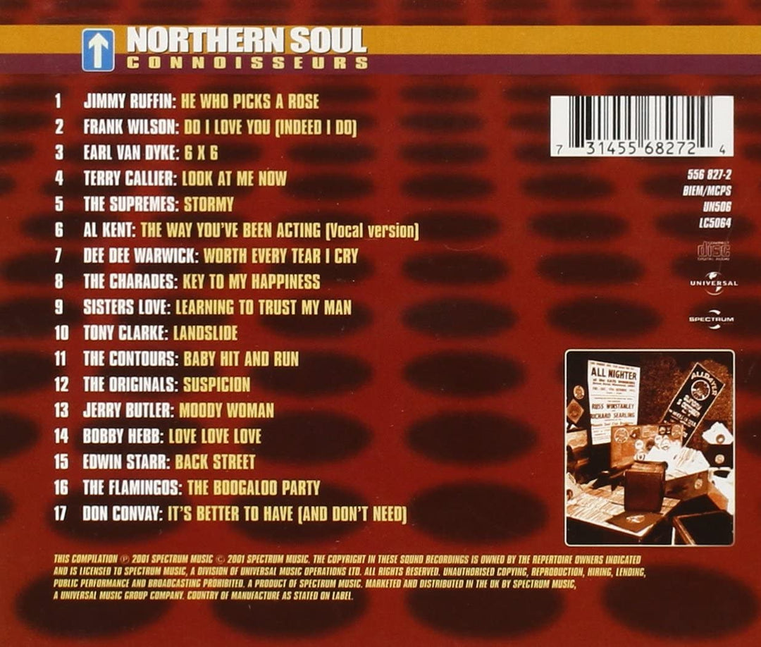 Northern Soul Connoisseurs [Audio CD]