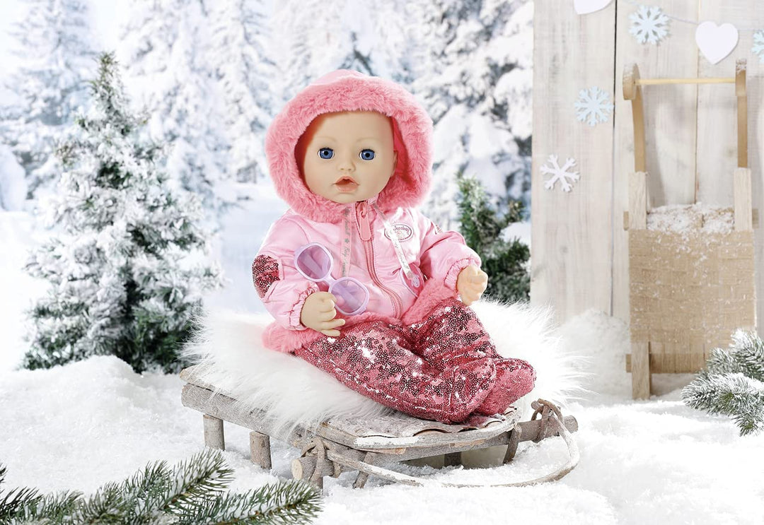 Baby Annabell Deluxe Wintertime Set 43cm - Trendy & Warm Outfit - Easy for Small