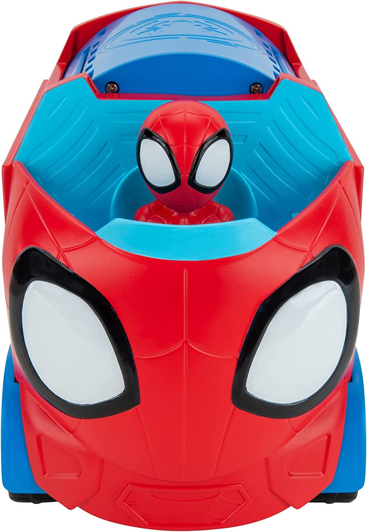 SPIDEY AND FRIENDS SNF0081 Web Spinning HAULER-8-Inch 3-in-1 Transforming Vehicl