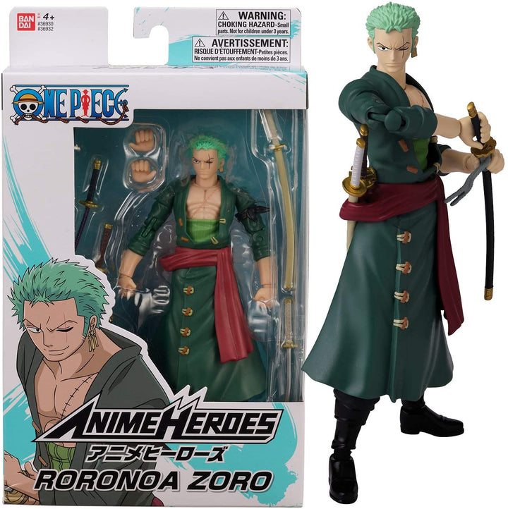 Anime Heroes – One Piece – Roronoa Zoro Action Figure 36932,various