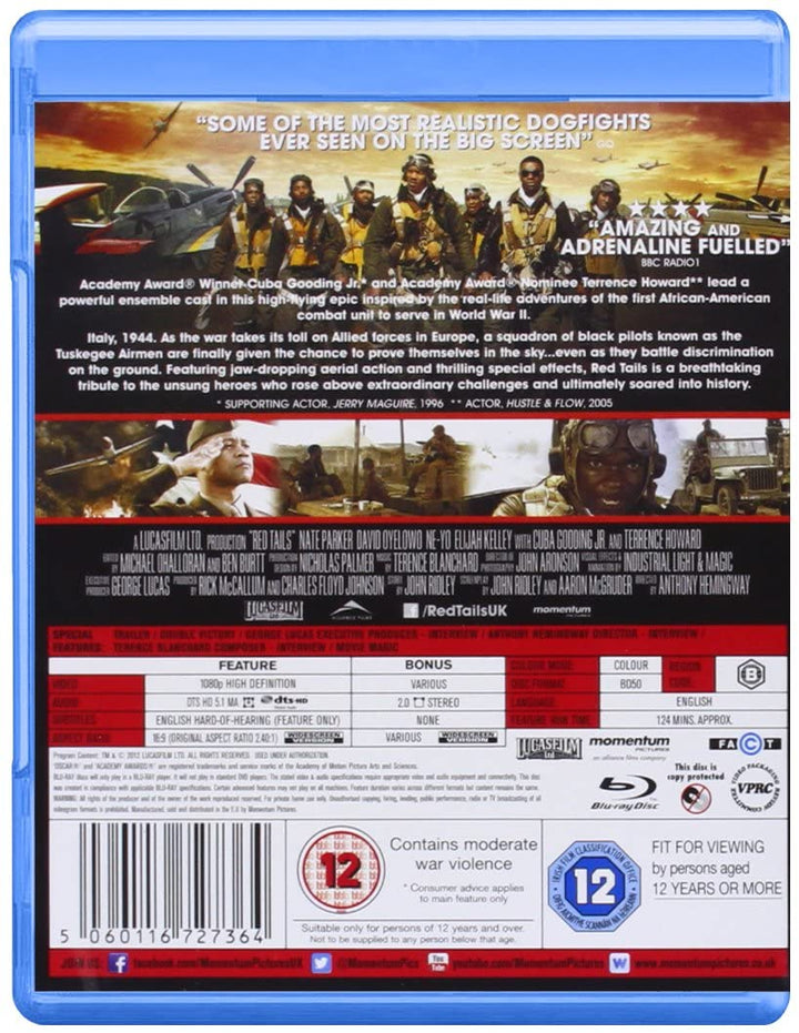 Red Tails - War/Action [Blu-ray]