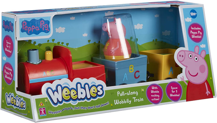 Peppa Pig Weebles Pull Along Wobbily Train,07482