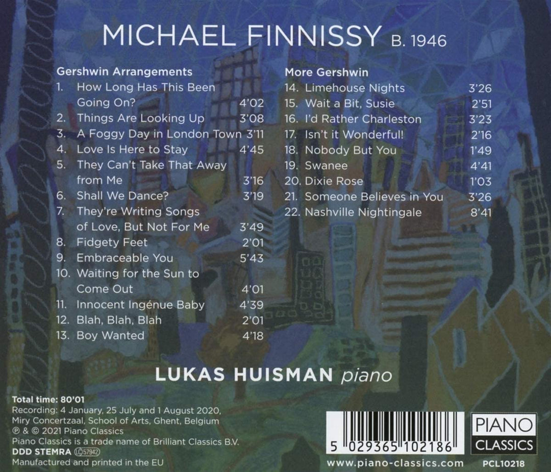 Finnissy: Gershwin Arrangements, More Gershwin [Audio CD]