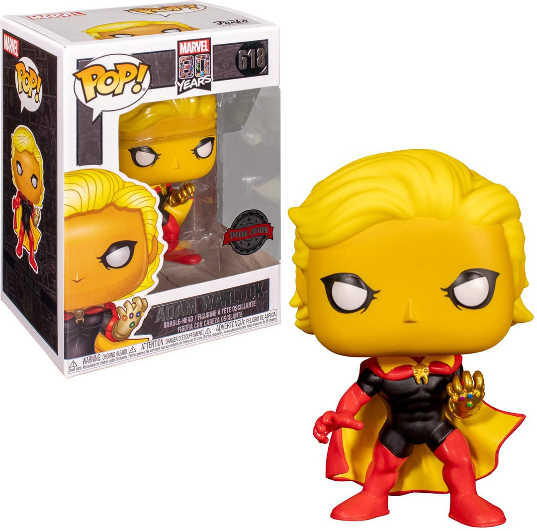 Marvel 80 años Adam Warlock Excluir Funko 47534 Pop! Vinilo n. ° 618