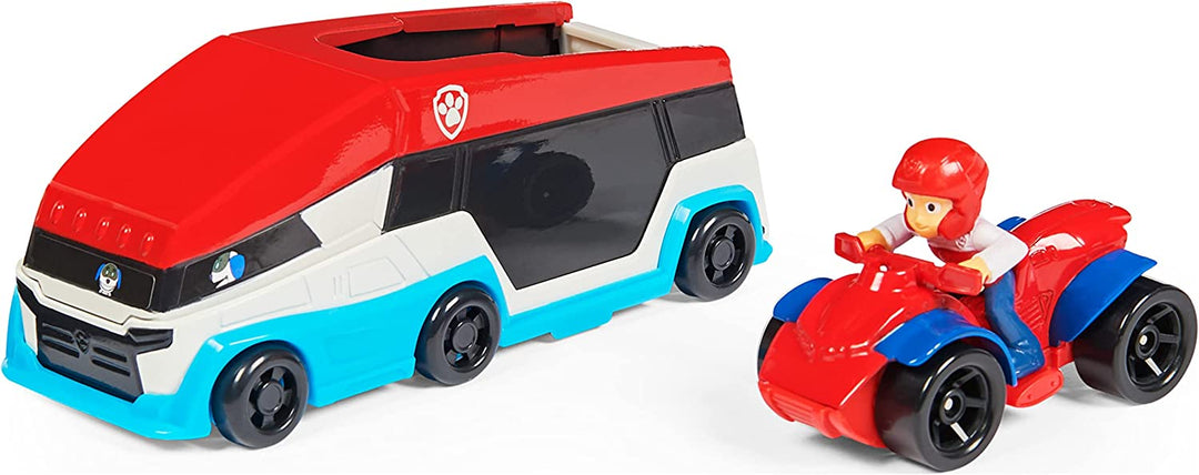 PAW Patrol, True Metal PAW Patroller Die-Cast Team Vehicle with 1:55-Scale Ryder