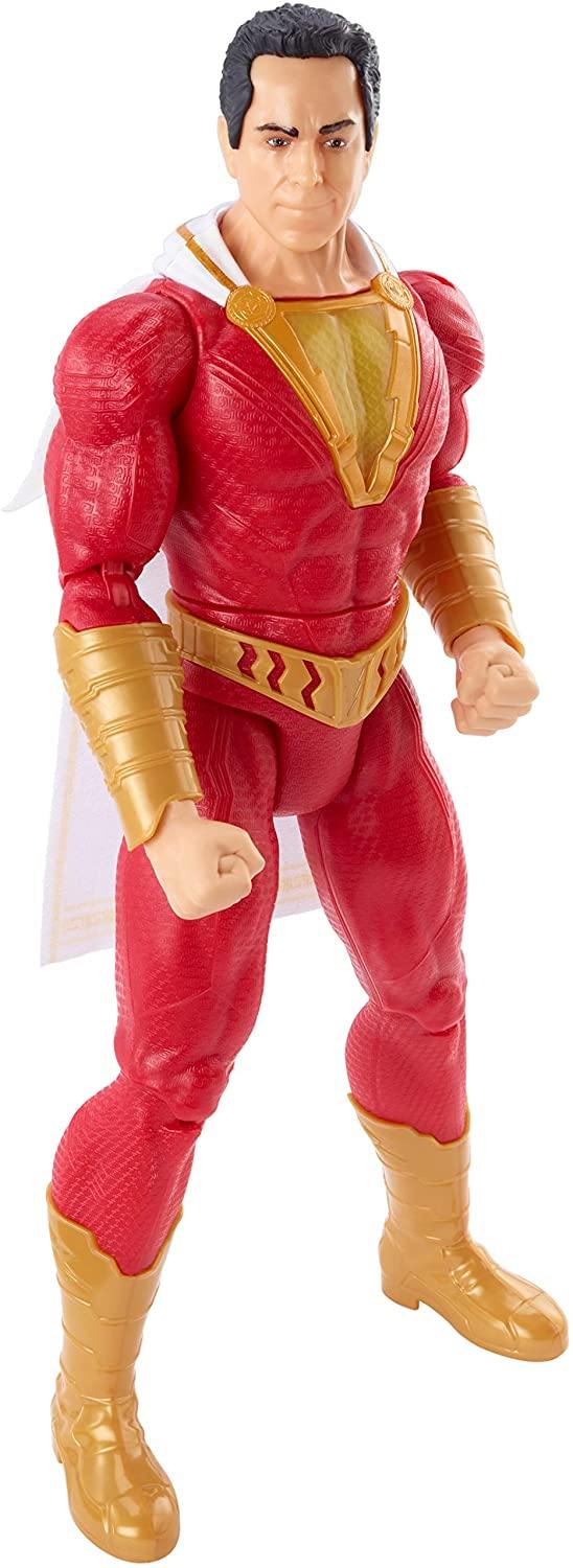 Fisher Price GGY38 DC Comics Thunder Punch Shazam Movie Action Figure with Lights and Sounds - Yachew