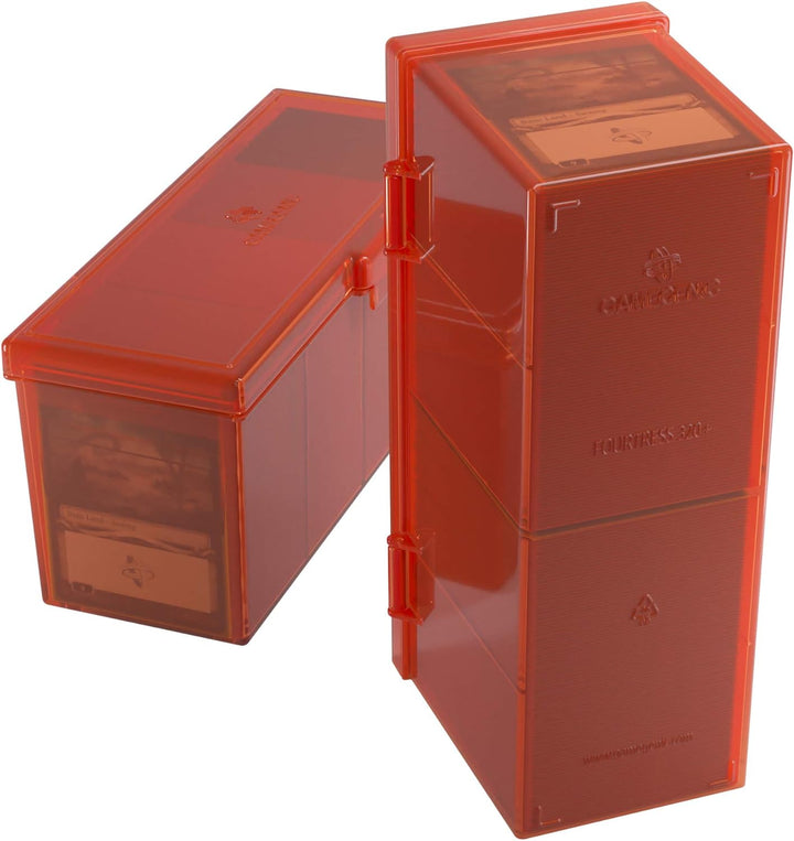 Gamegenic Fourtress 320-Card Deck Holder, Red