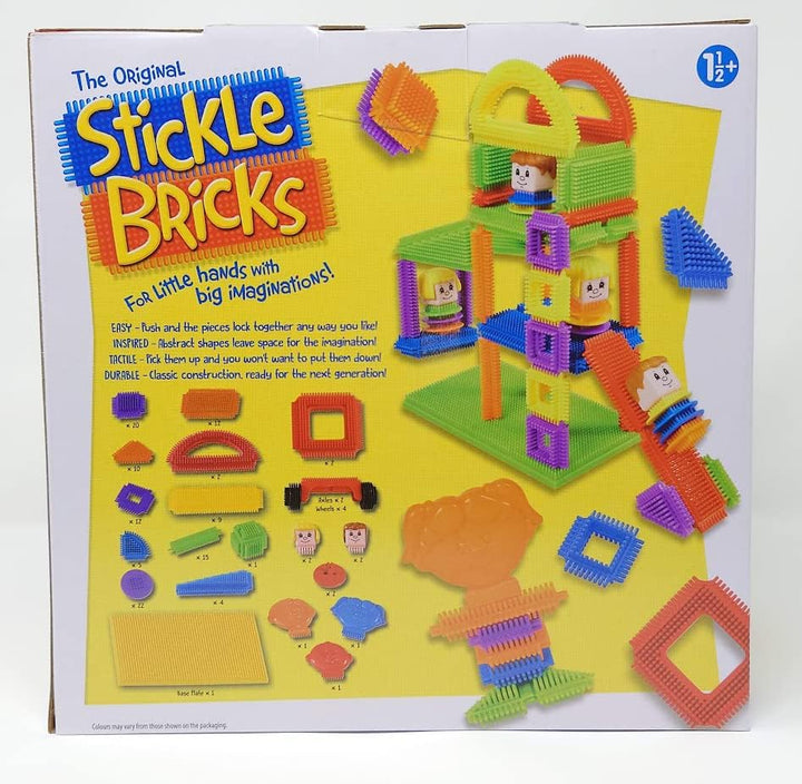 Stickle Bricks Big Builder Construction Set TCK15000, Over 125 Pieces