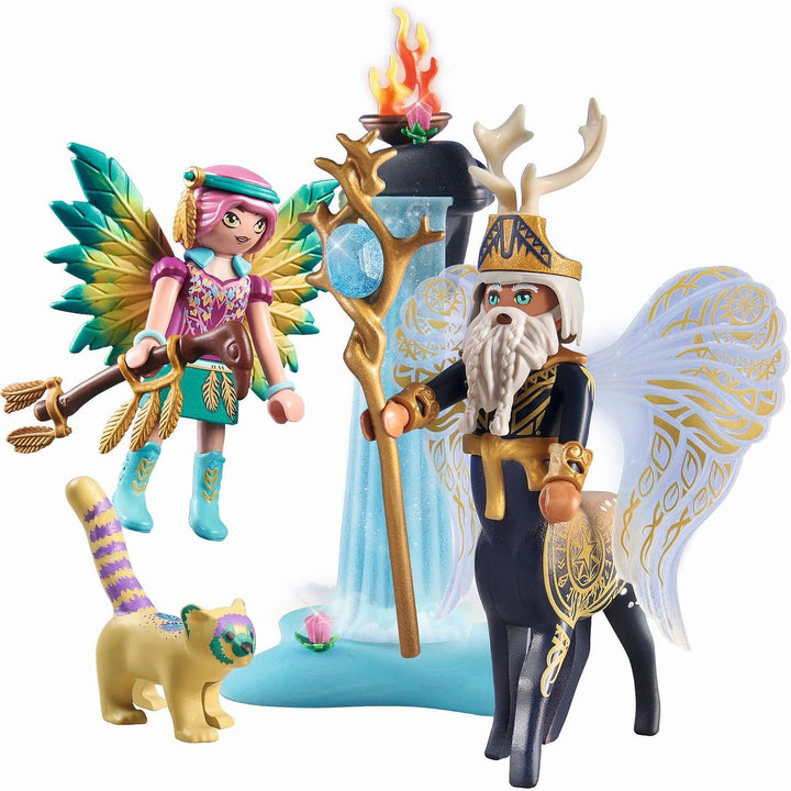 Playmobil 71235 Adventures of Ayuma Abjatus with Knight FAiry Hildi, fAiries, Mystical Adventures, Fun Imaginative Role-Play, Playset