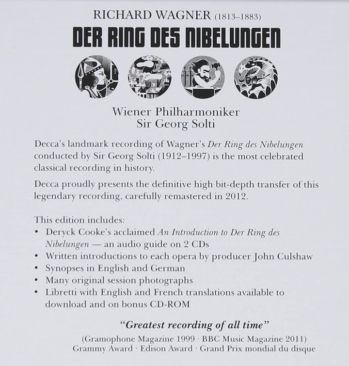 Wagner: Der Ring des Nibelungen - Sir Georg Solti  [Audio CD]