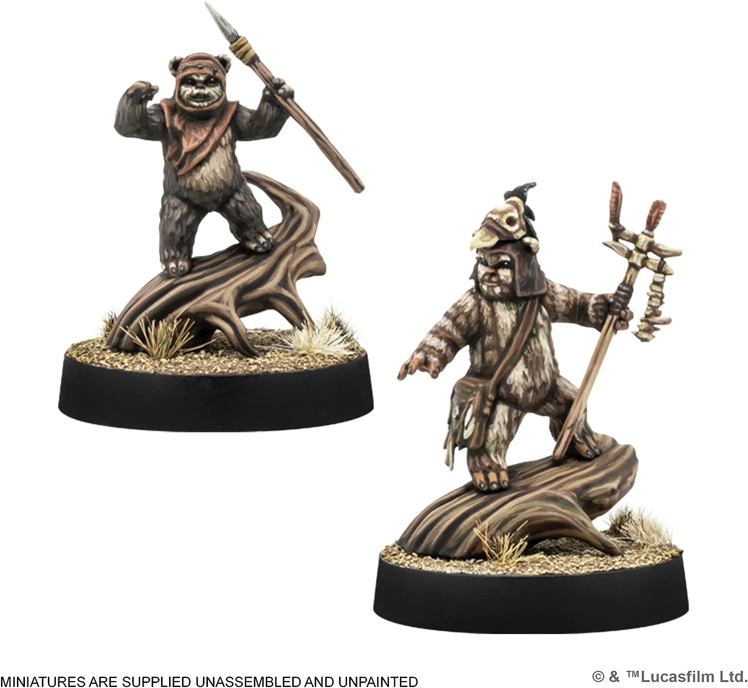 Atomic Mass Games Star Wars: Legion Logray & Wicket Commander Expansion 3