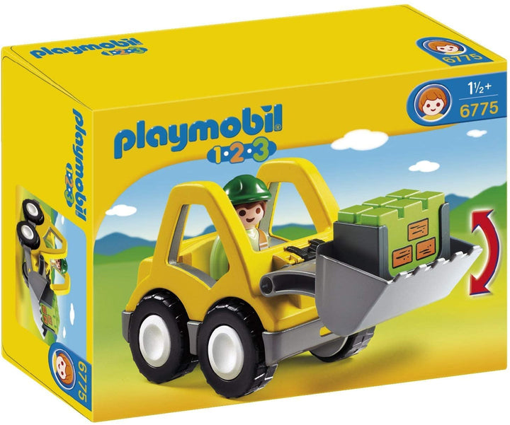 Playmobil 6775 1.2.3 Excavadora con conductor y caja