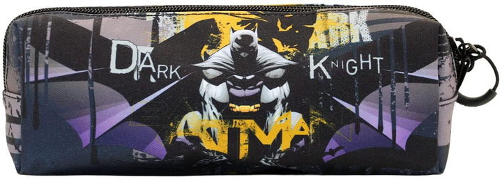 Batman Dark Night-Fan Square Pencil Case, Grey