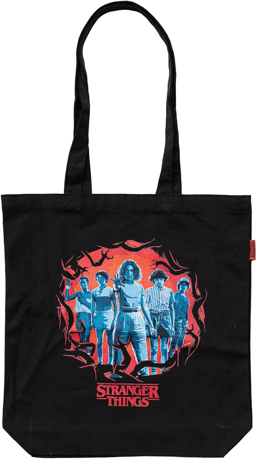 Grupo Erik Official Stranger Things Cotton Tote Bag - Cotton Shopping Bag