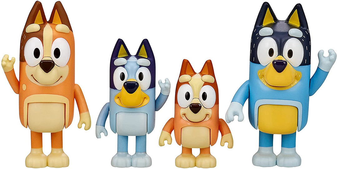 Bluey Family 4 Pack Figurines