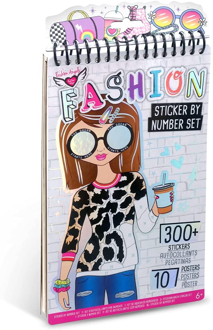 CRAYOLA 26285 Creations Album Create Fashion with Numbers, Creative Activity and