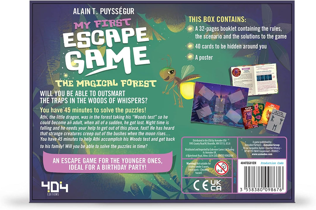 404 Games | My First Escape Game: The Magical Forest | Board Game | Ages 5-7 | 2