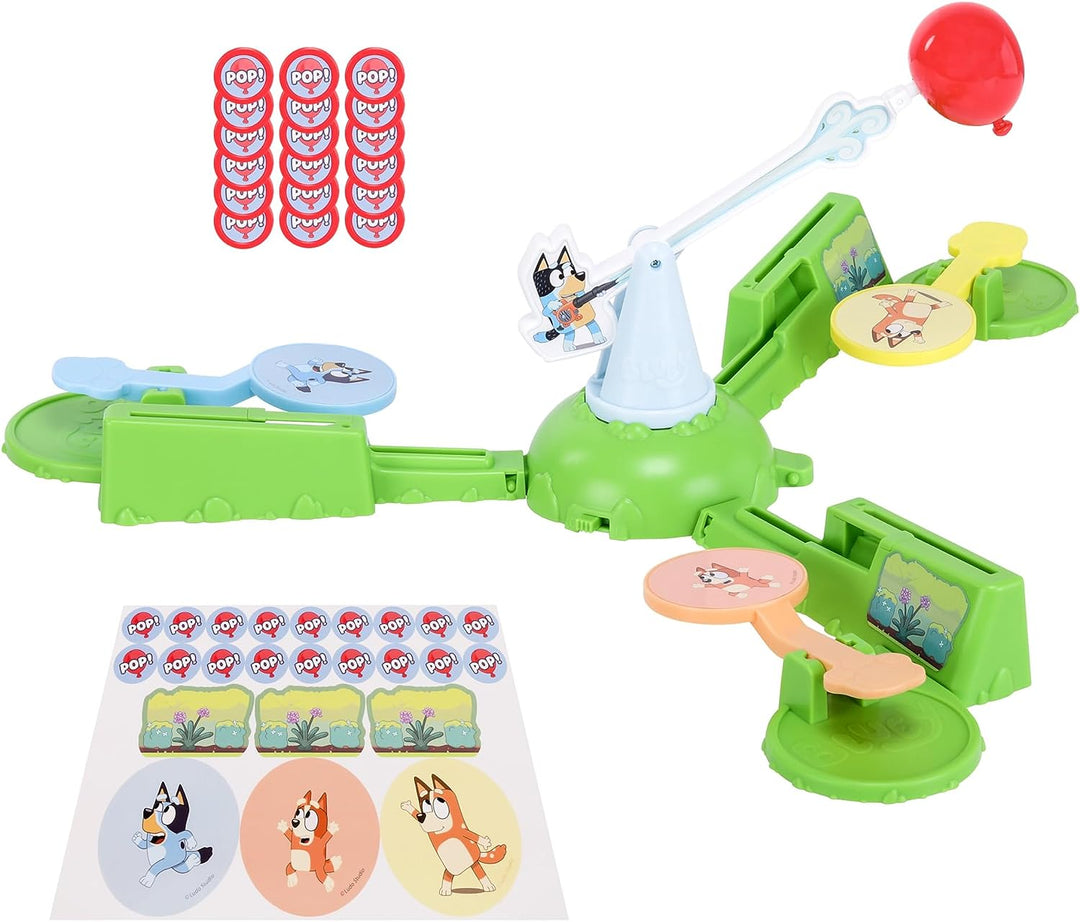 Bluey 90973 Keepy Uppy Game. Keep Air. Includes Motorized Balloon. 2-3 Players.