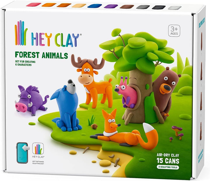 Hey Clay Forest Animals Set