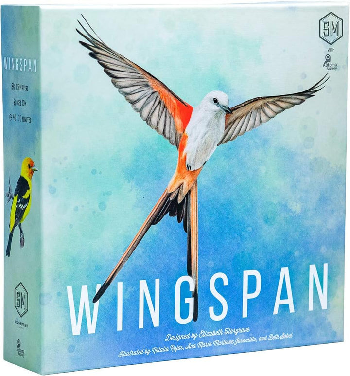 Stonemaier Games | Wingspan 2nd Edition | Board Game | Ages 10+ | 1-5 Players |