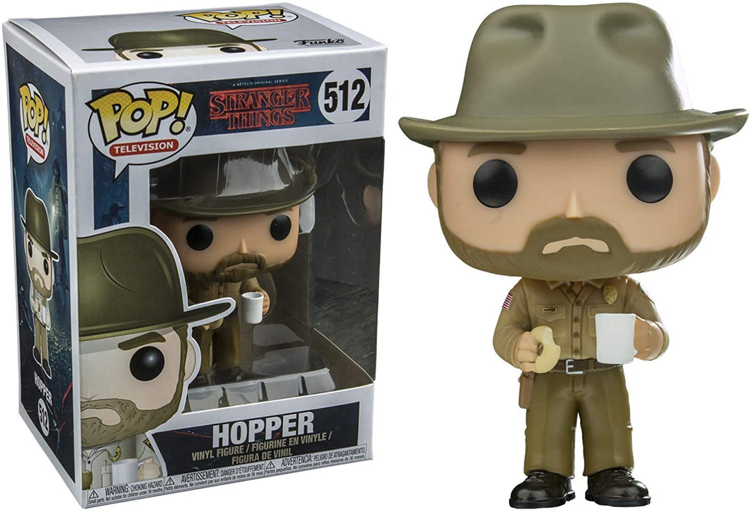 Stranger Things Hopper (w/ Donut) Funko 14425 Pop! Vinyl #512