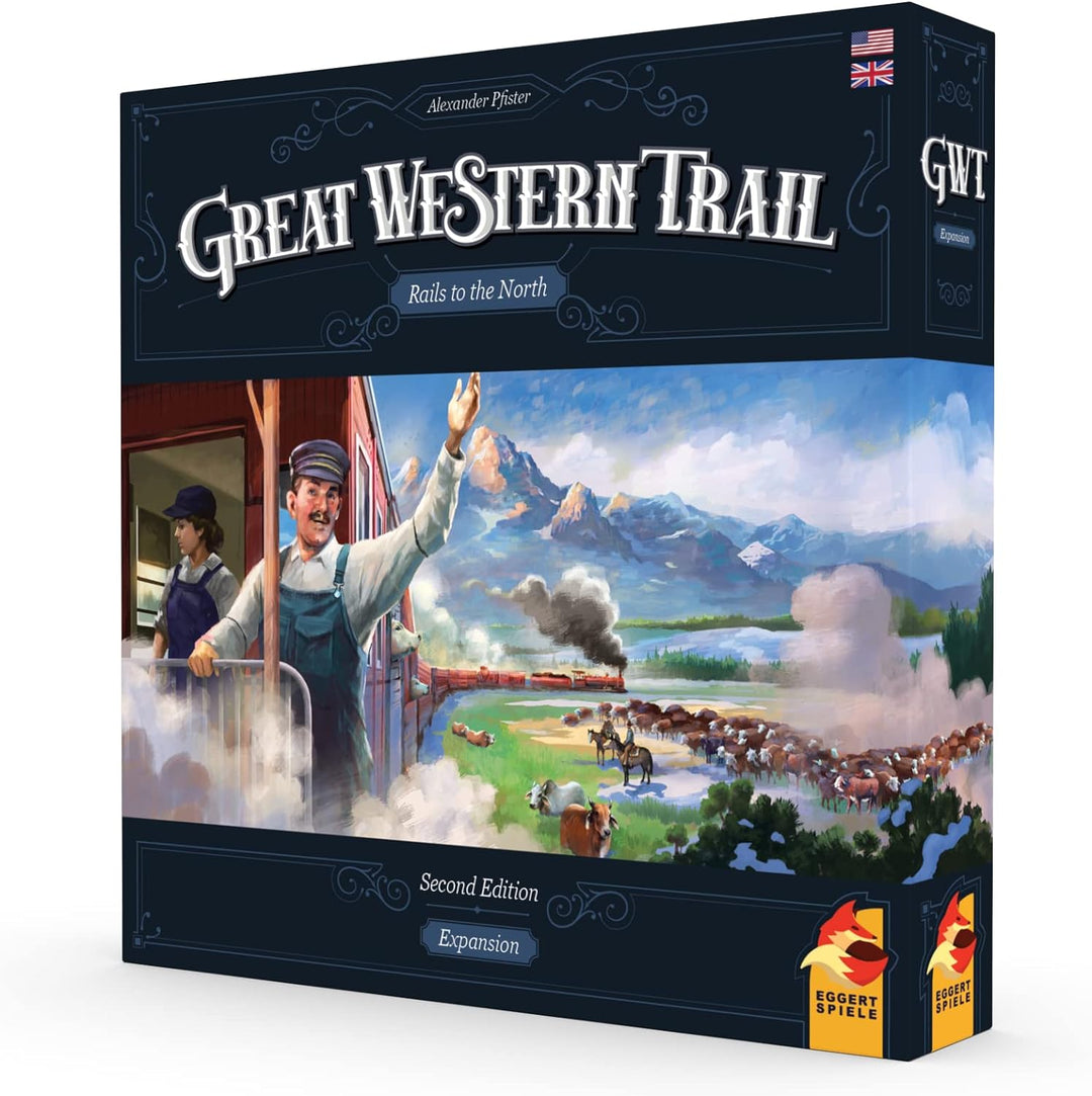 Eggert Spiele | Rails to the North - Great Western Trail 2nd Ed | Board Game | A