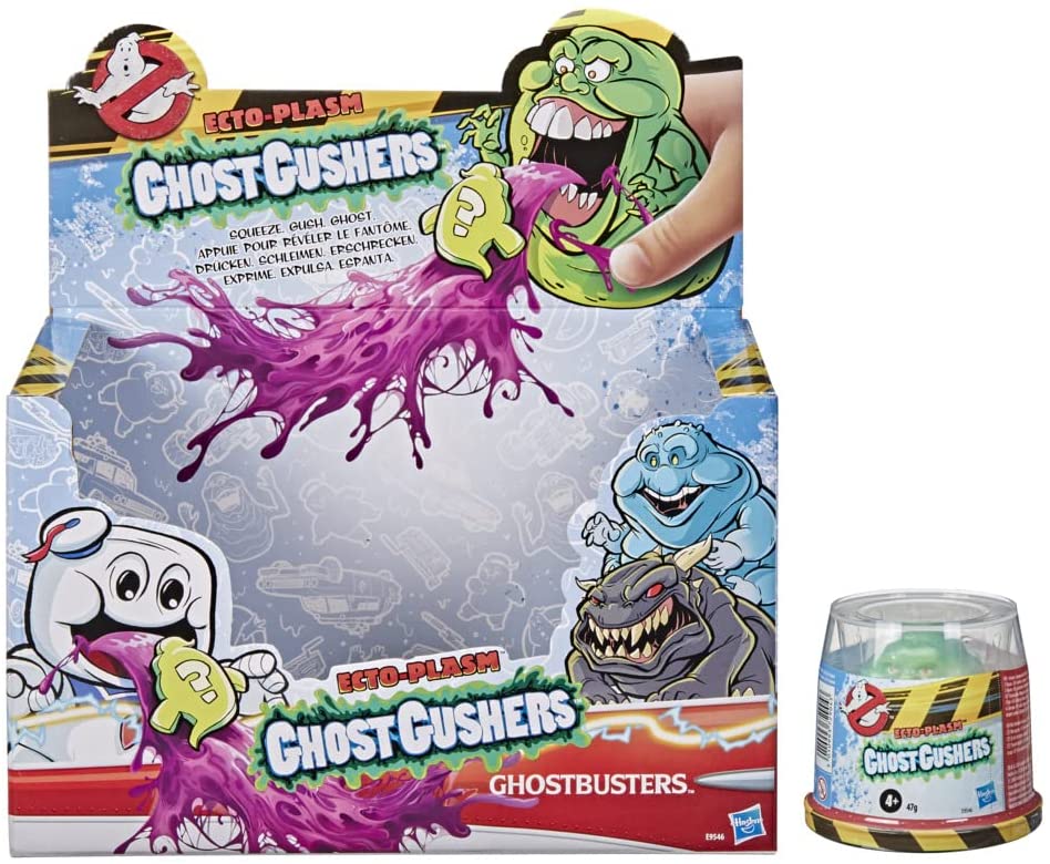 Ghostbusters Ecto-Plasm Ghost Gushers Collectible Squeezable Figures with Ecto-Plasm and Mystery Mini Figures Inside for Kids Ages 4 and Up 12, Multicolor, E9546ER2