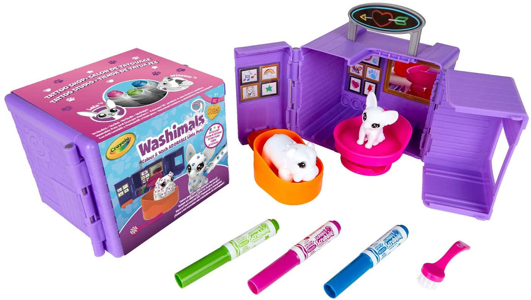 Crayola Washimals Pets Tattoo Shop Playset