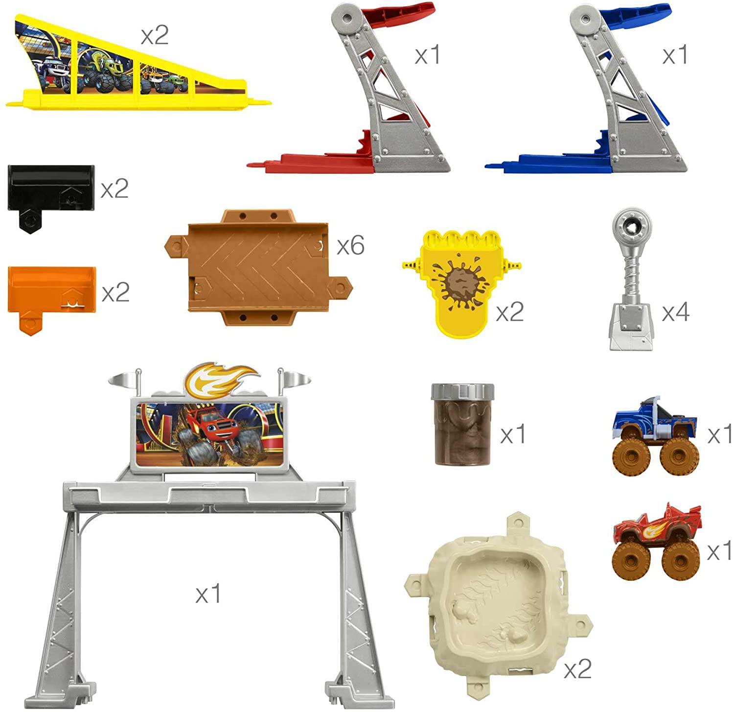 Fisher-Price Nickelodeon Blaze and the Monster Machines Mud Pit Race Track 3